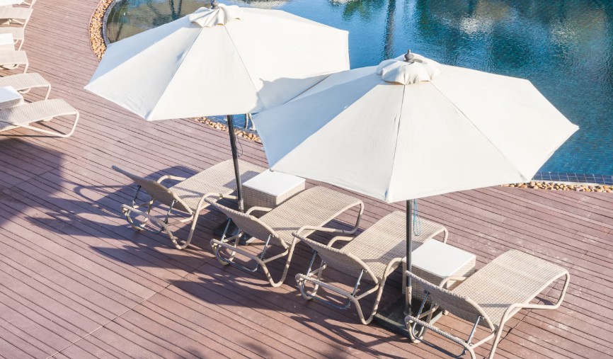 Mobiliario de exterior para hoteles