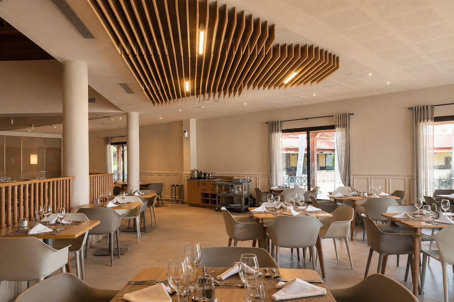 Integración de iluminación  en hotel del carobe por OnValue