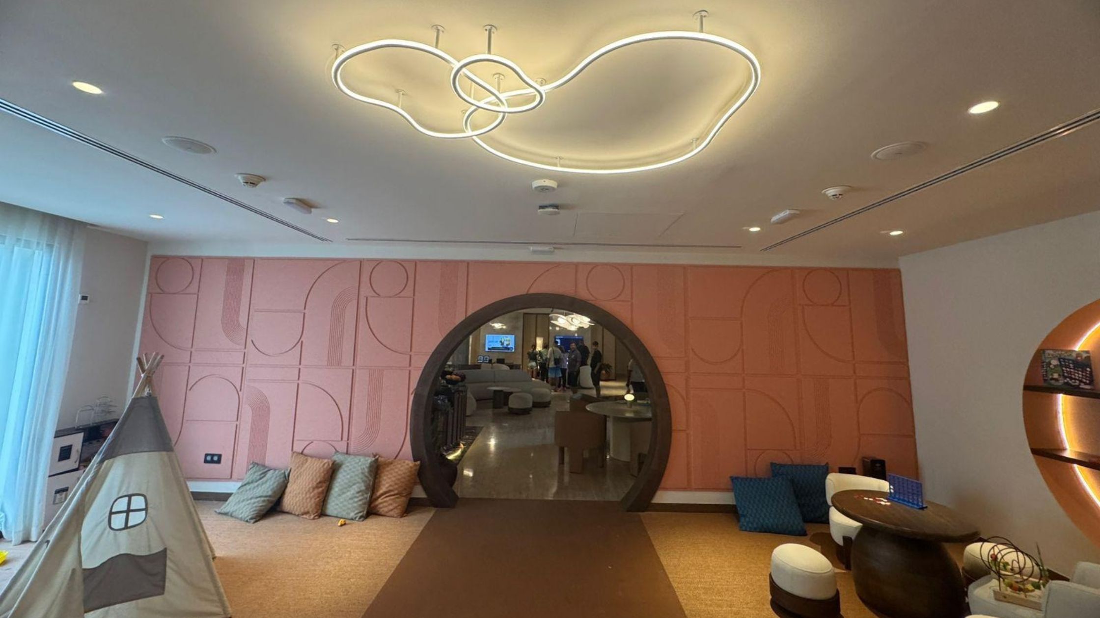 Distribución de iluminación en hoteles
