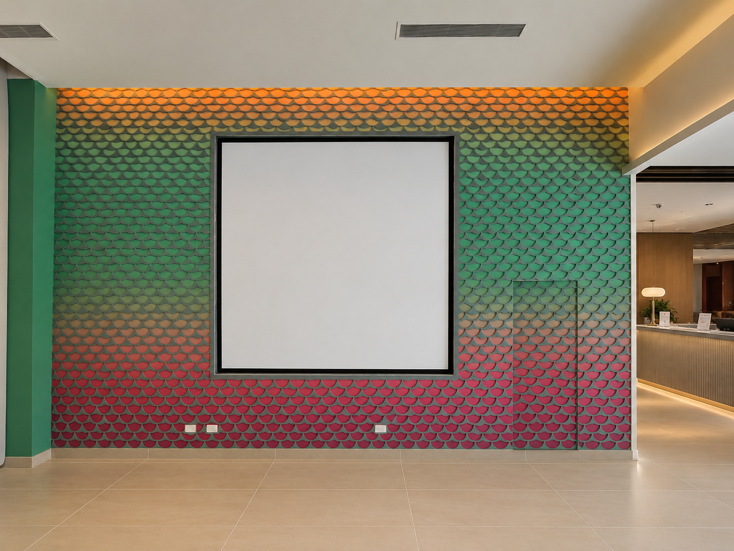 Iluminación de diseño de hotel en el caribe